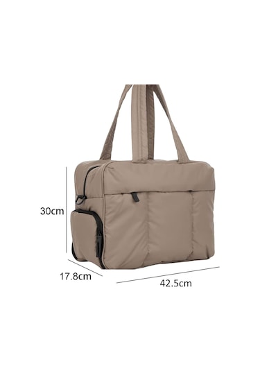 Fosenze 2023 Şık Tote Çanta: Geniş Kapasiteli, Ayakkabı Bölmeli, Kadınlar İçin Seyahat Çantası - Deve Rengi CAMEL