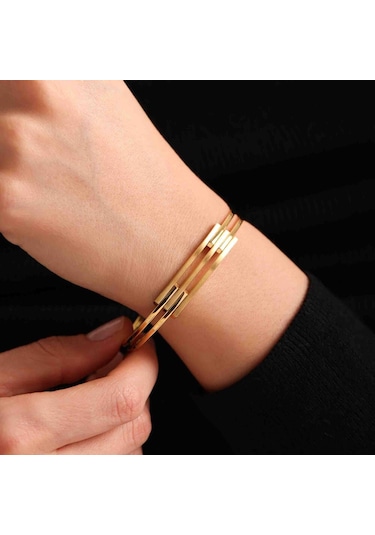 Kaburga Kelepçe 14 Ayar Üç Sıra T14399