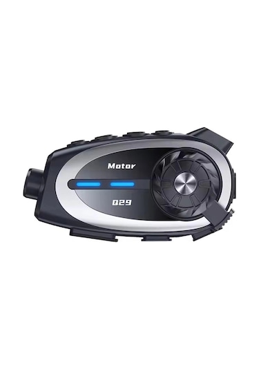 Q29 Motosiklet Kask Bluetooth Kulaklık Eşleşmeli 1080p Kamera Geniş Açı Su Geçirmez Intercom