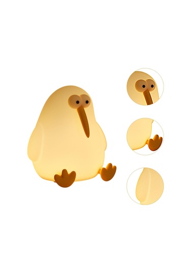 Suntek Karikatür Gece Lambası Dekoru Masa Üstü Emzirme Oturma Sıcak Sarı Işık