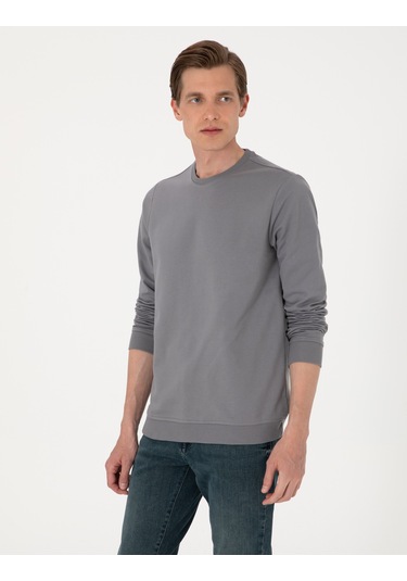 Pierre Cardin Erkek Gri Sweatshirt 50314054-vr024 Gri