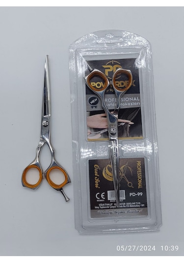 Powerdex Pd-99 Gümüş Rengi Aral Profesyonel Saç Kesim Makası