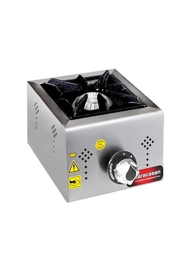 Karacasan Endüstriyel Lpg Tüplü Tekli 1 Gözlü Mini Set Üstü Ocak Krcs.eogl.1