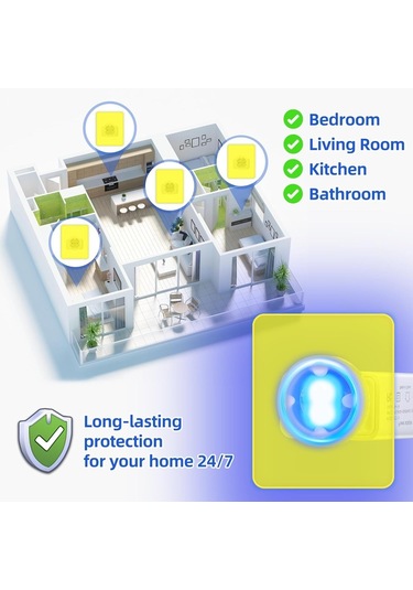 Sones Usb Işık Yapışkan Böcek Tahtası Sivrisinek Öldürücü Lamba