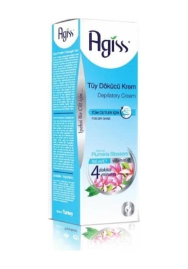 Agiss Tüm Ciltler için Plumeria Çiçeği Tüy Dökücü Krem 100 ML