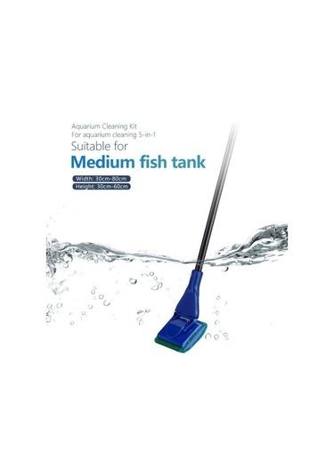 Akvaryum Temizleme Seti 5 Fonksiyonlu 55-60 cm