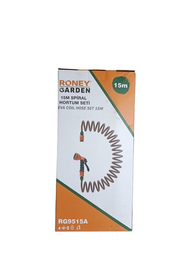 15 Metre Spiral Hortum Seti - 7 Fonksiyonlu Tabanca