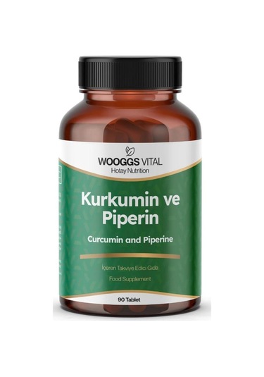 Wooggs Vital Kurkumin Ve Piperin 90 Tablet