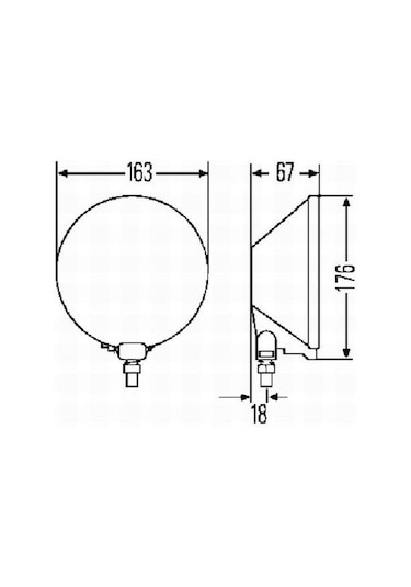 Hella 12v Sis Lambası Comet 500 Yuvarlak (ampullü) (delici-sürücü