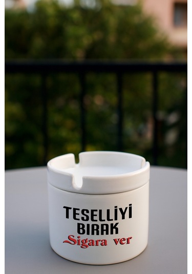 Porselen Baskılı Küllük - Teselli