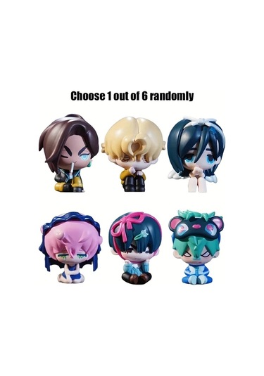 Honeybeeshop Alien Temalı Figürler Aet 0001 Yabancı Sahne Rastgele 1 Yaratıcı Masa Dekorasyonu 6 Figürlü Tam Set