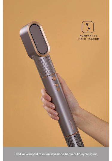 Homend Harmony 4606h Saç Kurutma Ve Şekillendirme Seti Mor Mor