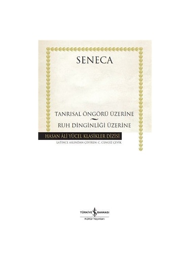 Tanrısal Öngörü Üzerine - Ruh Dinginliği Üzerine Karton Kapak...