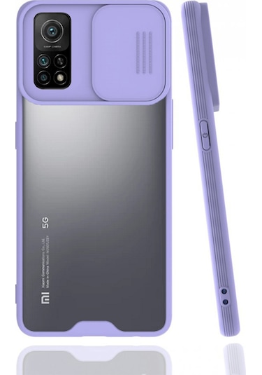 Nettech Xiaomi Mi 10t Uyumlu Platin Kamera Kızaklı Arka Koruma