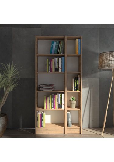 Yetimobilya Kuta Flat85 Kitaplık Kütüphane