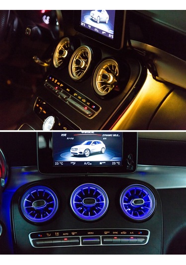 MERCEDES E VE C SERİSİ AMBİANS AYDINLATMALI HAVALANDIRMA