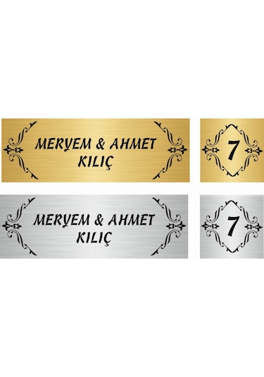 Kapı Isimliği Ve No