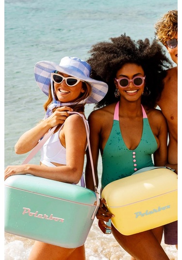 Polarbox Taşınabilir Viintage Tasarımlı Soğutucu Çanta 12 Lt - Mavi