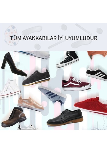 Medigel MG13 | Ayakkabı Daraltma Topuklu Ayakkabı Yapışkanlı Jel Ped