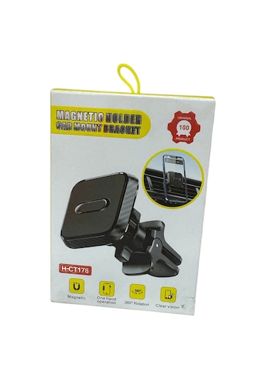 Blue Spectrum H-ct178 Ekstra Güçlü Manyetik Araç İçi Telefon Tutucu Siyah