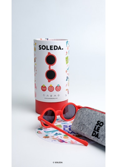 Soleda 12-36 Ay Bebek Güneş Gözlüğü - Strawberry