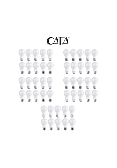 Ct-4277 9w Led Ampul Beyaz Işık 740lm 6500k 50 Adet