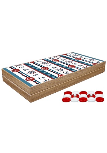 Klasik Marine Tavla Ürün Ölçüleri A : 48.0cm X 24.0cm X 6.5cm