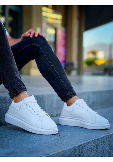 Luis A Costa Lc101 Beyaz Bağcıklı Erkek Ayakkabı Renkli