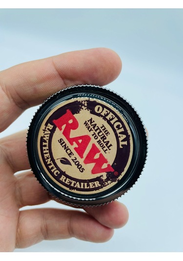 Raw Metal 2parça Tutun Öğütücü Grinder 50 MM