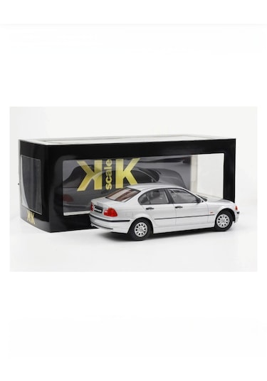 Kk Scale 1:18 Ölçek 1999 Bmw E46 M3 Limousine Gümüş Gri Model Araba