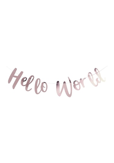Ginger Ray - Hello World - Asılan Süs 0 - 99