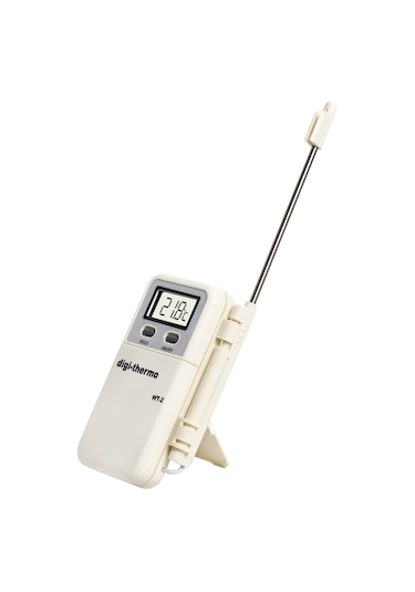 Tenfowee Elitech Wt-2 Dijital Gıda Termometresi: Lcd Ekran, Sıcaklık Alarmı, / Seçeneği, Beyaz Renk