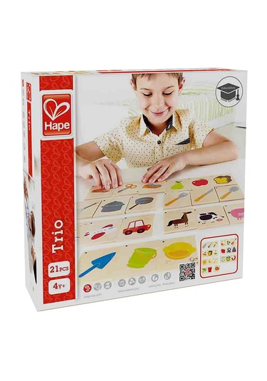 Üçlü / Benzer Nitelikteki Görselleri Ilişkilendirme Oyunu Ahşap