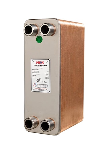 Hex  Mb-05  Lehimli  Tip  Plakalı  Isı  Eşanjör  (16  Plakalı)