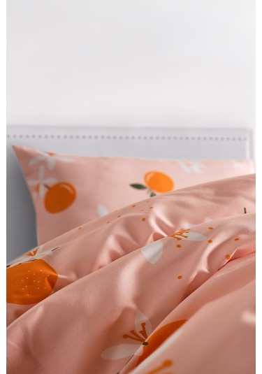 Ranforce Joyful Orange Nevresim Takımı Tek Kişilik Turuncu