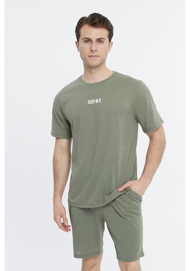 Bella Dossi Erkek Şortlu Takim Sleep Haki