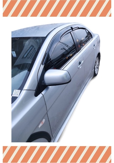 Mıtsubıshı Lancer 2007 -2015 Modellerine Özel 4'lü Mügen Tip Cam Rüzgarlığı