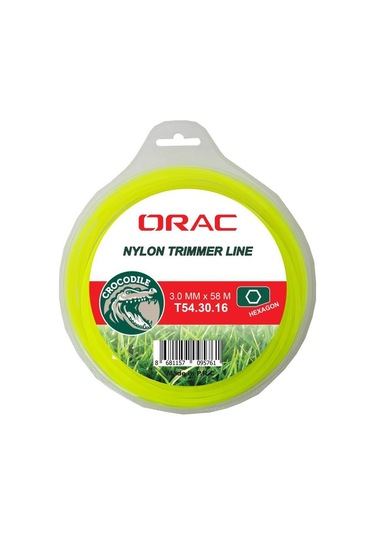 Orac 3.00 MM 56 M Altı Köşe Sarı Tırpan Misinası