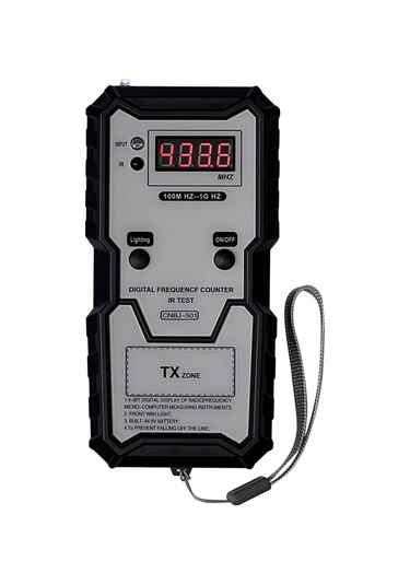 Kangvka Kablosuz Kumanda Frekans Test Cihazı - Led Aydınlatmalı Bj-501 Modeli 112 Karakter
