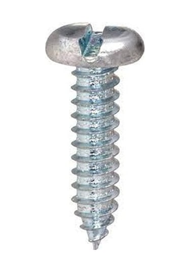 3.5x13mm Silindir Düz Tornavida Başlı Sivri Uçlu Vida Ysb Sac Vidası -100 Adet 3,5x13