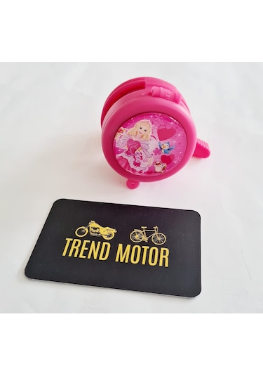 Zil Aynalı Model Prenses Bisiklet Pembe Kız Çocukları İçin Pembe