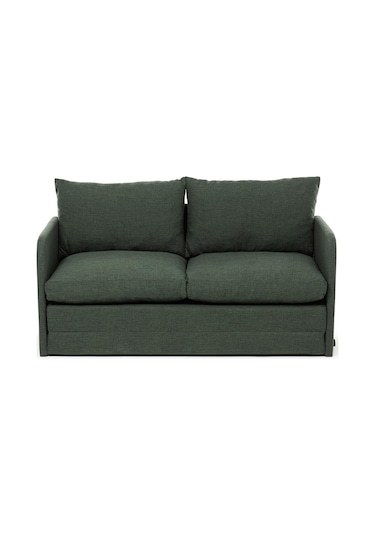 Pafu Saga İkili Katlanır Yataklı Koltuk Keten Haki