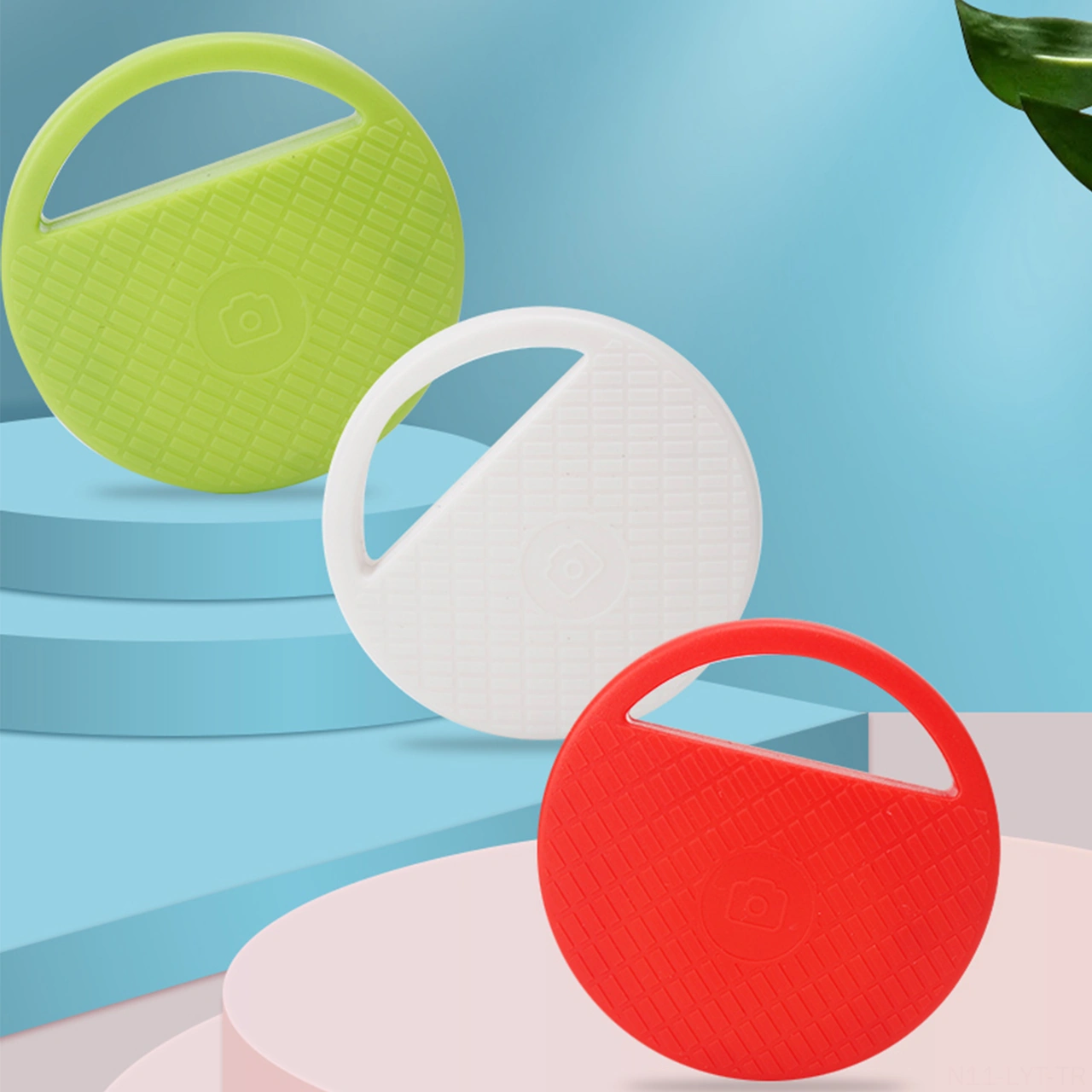 Youtek S9 Dairesel Bluetooth Takip Cihazı - Akıllı Anahtar/ev Eşyası Kayıp Engelleme, Uzak Kumanda Ve Gps Konum Belirleme Fonksiyonu Siyah, Metal Kanca İle Siyah