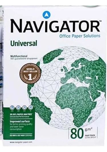 Navigator A4 Fotokopi Kağıdı 80 Gr. 1 Paket 500 Sayfa
