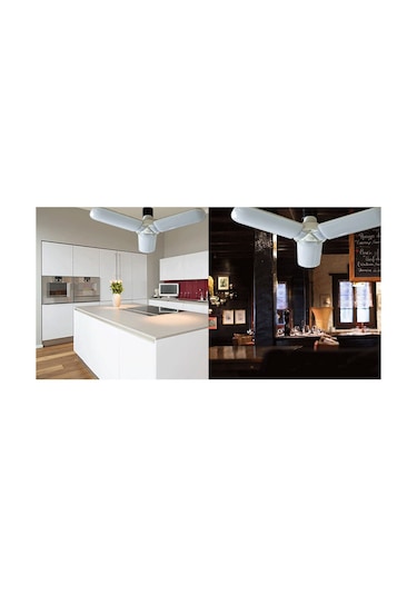 Yeni Nesil Pervane Led Ampul 3 Kol Katlanır 40W Led Pervane Ampul