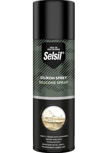 Selsil Silikon Sprey 300 C Isıya Dayanıklı 500 Ml