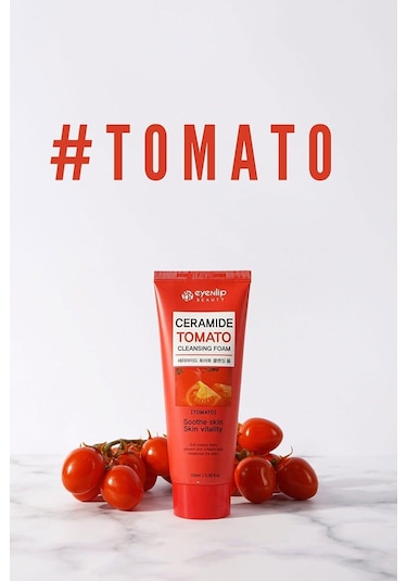 Eyenlip Beauty Seramid İçeren Domates Özlü Canlandırıcı Temizleme Köpüğü 100 ML