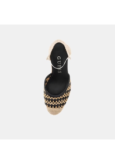 Guess Kadın Charmi Hasır Sandalet Fljnamfab04 Siyah