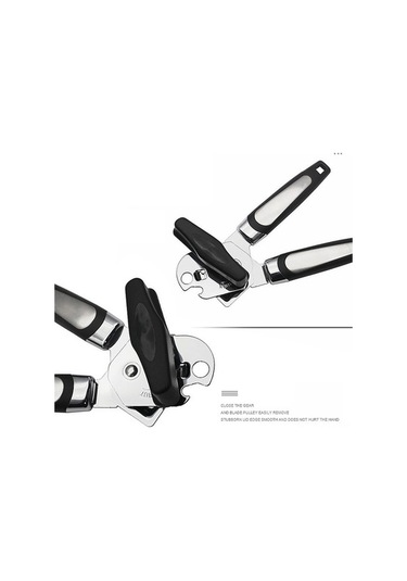 Pazly Paslanmaz Çelik Manuel Kavanoz Açacağı - Dayanıklı Pratik Mutfak Aleti Gümüş 190x55x50mm Gümüş