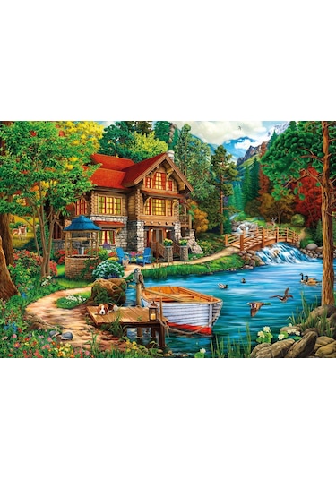 Ks Games 1500 Parça Weekend Retreat Puzzle